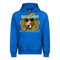 Cobalt not my pasture not my bullshit Urban Hoodie - texasbilliewilder
