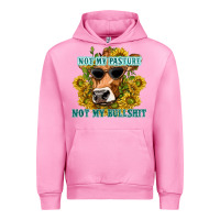 Fuchsia Pink not my pasture not my bullshit Urban Hoodie - texasbilliewilder