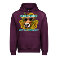 Mauve Wine not my pasture not my bullshit Urban Hoodie - texasbilliewilder