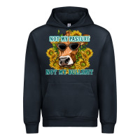 Navy not my pasture not my bullshit Urban Hoodie - texasbilliewilder