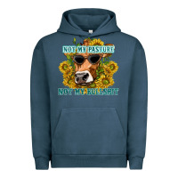 Pigment Midnight Navy not my pasture not my bullshit Urban Hoodie - texasbilliewilder