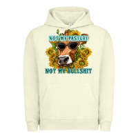 Pigment Pistachio not my pasture not my bullshit Urban Hoodie - texasbilliewilder