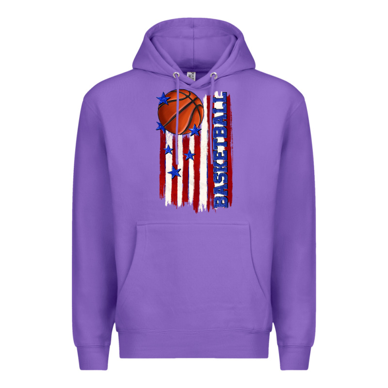 Basketball American Flag Premium Hoodie by texasbilliewilder | Teevron