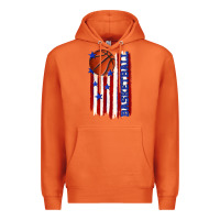 Carrot basketball american flag Premium Hoodie - texasbilliewilder
