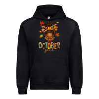 Black october girl afro woman fall Urban Hoodie - texasbilliewilder