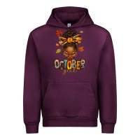 Mauve Wine october girl afro woman fall Urban Hoodie - texasbilliewilder