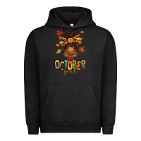 Pigment Black october girl afro woman fall Urban Hoodie - texasbilliewilder