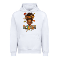 White october girl afro woman fall Urban Hoodie - texasbilliewilder