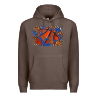 Coffee basketball background Premium Hoodie - texasbilliewilder