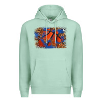 Seafoam basketball background Premium Hoodie - texasbilliewilder