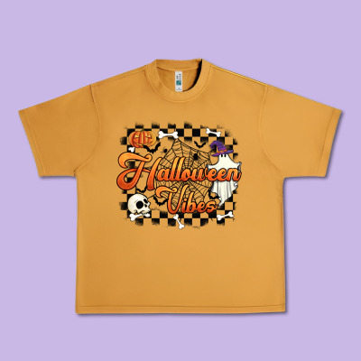 Halloween Vibes Urban Heavy Tee Designed By Artiststas
