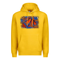 Lemon basketball background Premium Hoodie - texasbilliewilder
