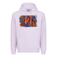 Lilac basketball background Premium Hoodie - texasbilliewilder