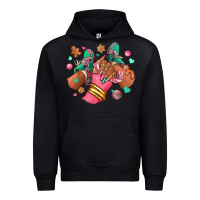 Black pink christmas black girl sneakers Urban Hoodie - RanaPortraitStore