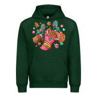 Forest Green pink christmas black girl sneakers Urban Hoodie - RanaPortraitStore