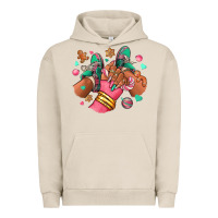 Pigment French Oak pink christmas black girl sneakers Urban Hoodie - RanaPortraitStore