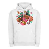 Pigment Lunar Rock pink christmas black girl sneakers Urban Hoodie - RanaPortraitStore