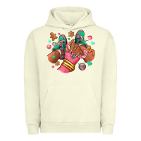 Pigment Pistachio pink christmas black girl sneakers Urban Hoodie - RanaPortraitStore