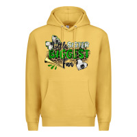 Antique Gold little sister biggest fan soccer Premium Hoodie - Zillion Design Studio