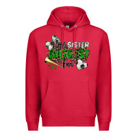 Cardinal little sister biggest fan soccer Premium Hoodie - Zillion Design Studio