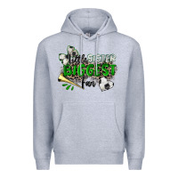 Heather Grey little sister biggest fan soccer Premium Hoodie - Zillion Design Studio