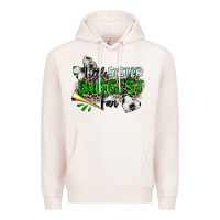 Pale Pink little sister biggest fan soccer Premium Hoodie - Zillion Design Studio