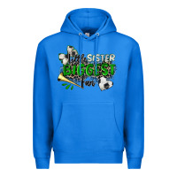 True Royal little sister biggest fan soccer Premium Hoodie - Zillion Design Studio