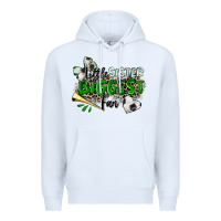 White little sister biggest fan soccer Premium Hoodie - Zillion Design Studio