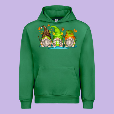Frog Gnomes Urban Hoodie Designed By Zillion Design Studio