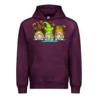 Mauve Wine frog gnomes Urban Hoodie - Zillion Design Studio
