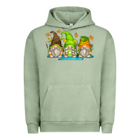Pigment Oil Green frog gnomes Urban Hoodie - Zillion Design Studio