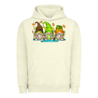 Pigment Pistachio frog gnomes Urban Hoodie - Zillion Design Studio