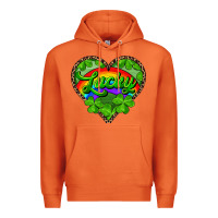 Carrot lucky heart with leopard Premium Hoodie - RanaPortraitStore