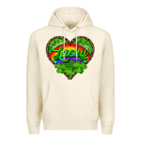 Tofu lucky heart with leopard Premium Hoodie - RanaPortraitStore
