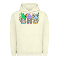 Pigment Pistachio floral gnomes Urban Hoodie - Zillion Design Studio