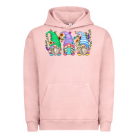 Pigment Salmon floral gnomes Urban Hoodie - Zillion Design Studio