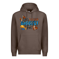 Coffee little sister biggest fan football Premium Hoodie - Zillion Design Studio