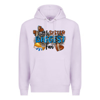 Lilac little sister biggest fan football Premium Hoodie - Zillion Design Studio