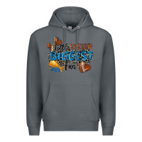Rock little sister biggest fan football Premium Hoodie - Zillion Design Studio