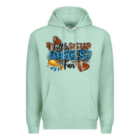 Seafoam little sister biggest fan football Premium Hoodie - Zillion Design Studio