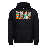 Foreset Green rabbit coffee cups Urban Hoodie - texasbilliewilder
