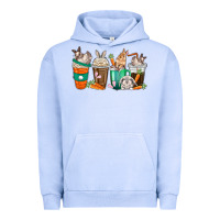Pigment Grape Ice rabbit coffee cups Urban Hoodie - texasbilliewilder