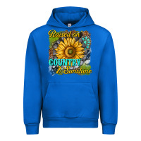 Cobalt raised on country and sunshine Urban Hoodie - texasbilliewilder