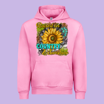 Urban Hoodie raised on country and sunshine