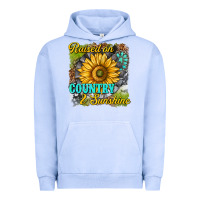 Pigment Grape Ice raised on country and sunshine Urban Hoodie - texasbilliewilder