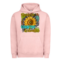 Pigment Salmon raised on country and sunshine Urban Hoodie - texasbilliewilder