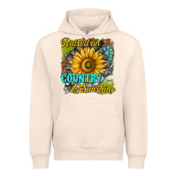Sandshell raised on country and sunshine Urban Hoodie - texasbilliewilder
