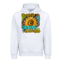 White raised on country and sunshine Urban Hoodie - texasbilliewilder