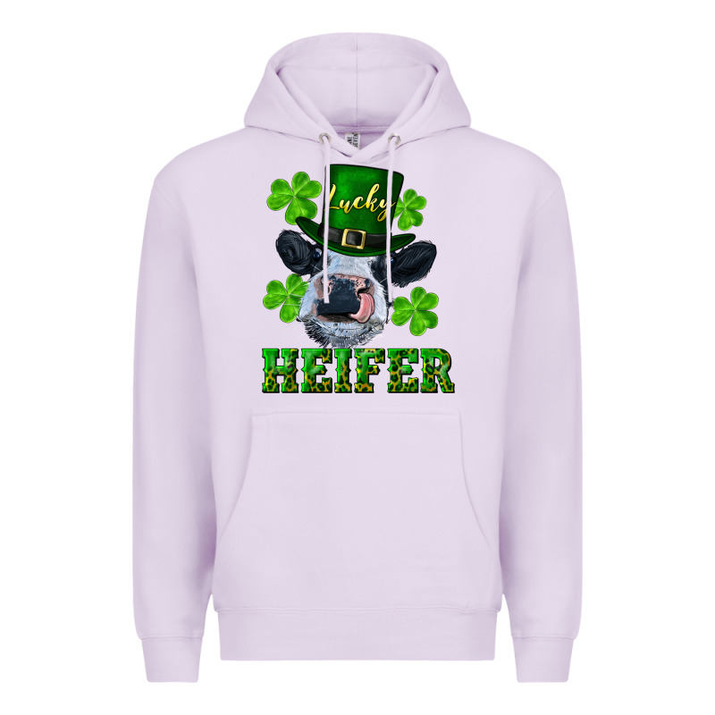 Lucky Heifer Premium Hoodie by RanaPortraitStore | Teevron