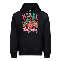 Black pink merry christmas black girl sneakers Urban Hoodie - RanaPortraitStore